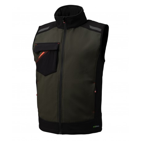 Chaleco Softshell Impermeable con Capucha NICE STRETCH Marca PL 422221 | Suministros Laborales