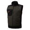 Chaleco Softshell Verde/Negro con Capucha y Membrana TPU 310 g NICE STRETCH Marca PL 422221