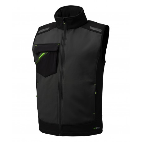 Chaleco Softshell Impermeable con Capucha NICE STRETCH Marca PL 422220 | Suministros Laborales