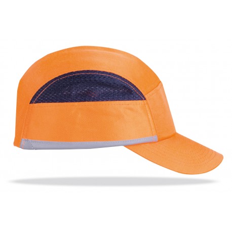 Gorra Antigolpes Bumper Pro Fluor Metal Free EN 812 Marca PL 2088GPPFN | Suministros Laborales