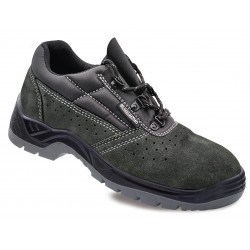 Zapato de Seguridad S1P Serraje Perforado Marca PL 1688ZSCO1 | Suministros Laborales
