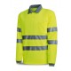 Polo Alta Visibilidad Manga Larga Neon Marca PL 1288PAVMLR | Suministros Laborales