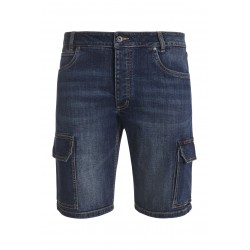 Bermuda Vaquera Denim Stretch Multibolsillos Slim Fit Algodón Elastano 380 g Velilla 103049S | Suministros Laborales