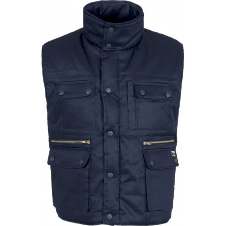 Chaleco de Trabajo cremallera y Corchetes Multibolsillos WorkTeam S3209