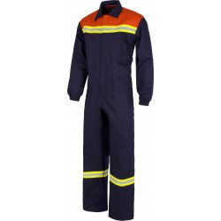 Buzo de Trabajo con cremallera de metal Alta Visibilidad WorkTeam C5090