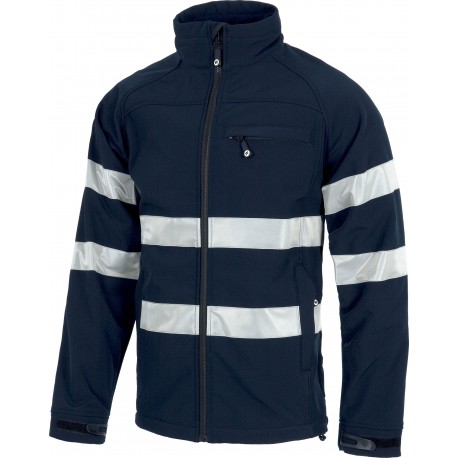 Chaqueta de Trabajo Workshell Alta Visibilidad Cremallera WorkTeam S9035