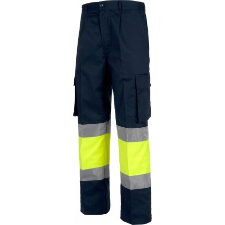 Pantalón de Trabajo recto multibolsillos WorkTeam C4019