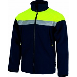 Chaqueta de Trabajo Workshell cremallera Alta Visibilidad WorkTeam S9505