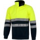 Sudadera cuello alto y velcro Alta Visibilidad WorkTeam C3839
