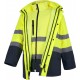 Parka desmontable Impermeable Alta Visibilidad WorkTeam C3745