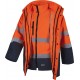 Parka desmontable Impermeable Alta Visibilidad WorkTeam C3745