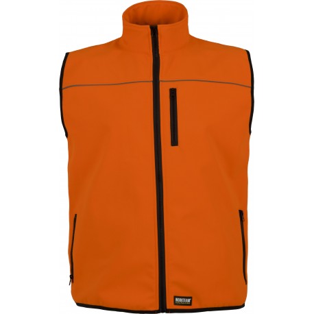 Chaleco de trabajo workshell de alta visibilidad WorkTeam S9320