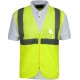 Chaleco de trabajo Alta Visibilidad cierre cremallera WorkTeam C3612