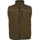 Chaleco Workshell con cierre con cremallera de nylon WorkTeam S9310