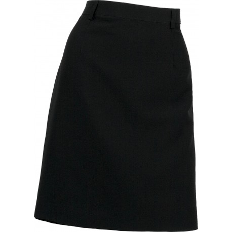 Falda corta sencilla con pinzas WorkTeam B9018