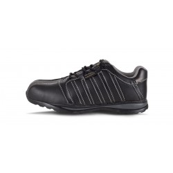 Zapato femenino de piel micro D'COVER PLUS® con cierre de elásticos