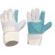 Guante palma en serraje y dorso y manguito tela 4223 WorkTeam G2201