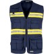 Chaleco de trabajo con cierre de cremallera WorkTeam S3136