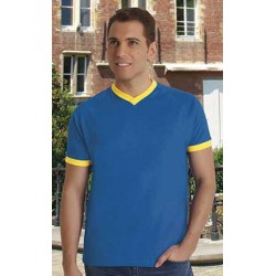 Camiseta bicolor de estilo diferente y refrescante Valento TWIN