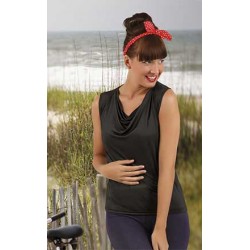 Camiseta de mujer sin mangas PIN UP Valento