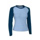 Camiseta de mujer Manga Larga y dos colores combinados Valento NIKA