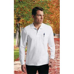 Polo de trabajo top de manga larga y corte clásico BREDA Valento