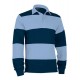 Polo rugby hombre bicolor de manga larga Valento RUCK