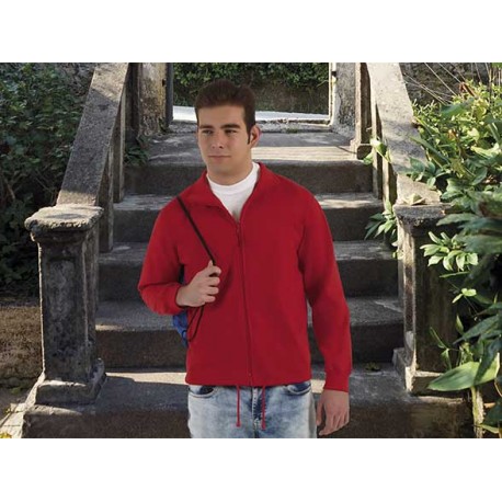 Sudadera abierta confeccionada en tejido de felpa de tacto suave y agradable CACTUS Valento