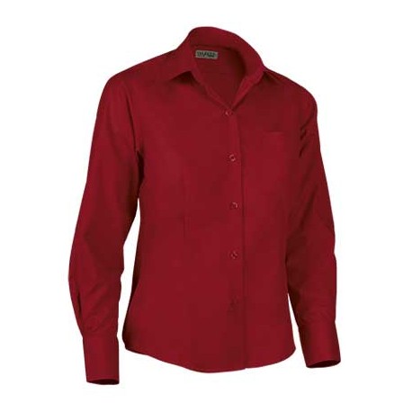 Camisa mujer Manga Larga y corte entallado con pinzas STAR Valento