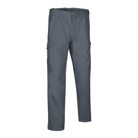 Pantalón de trabajo basic multibolsillos de corte clásico Valento QUARTZ
