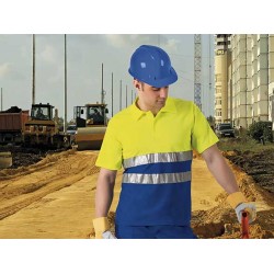 Polo de Trabajo Manga Corta Alta Visibilidad Valento BUILD