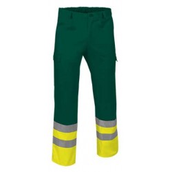 Pantalón de trabajo multibolsillos alta visibilidad Valento TRAIN