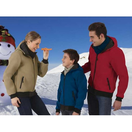 Chaqueta infantil softshell técnica con capucha Valento BLUMMER