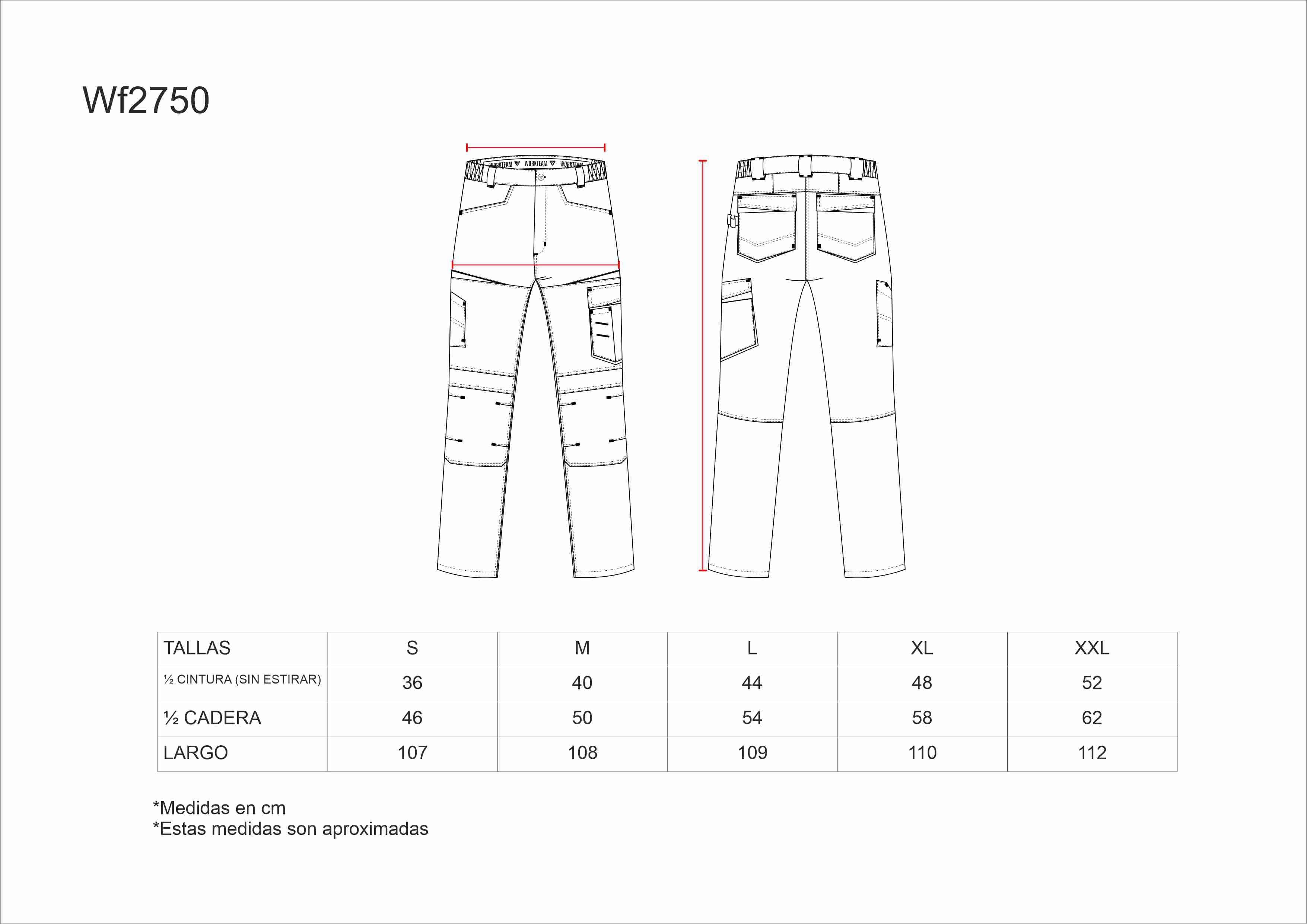 Medidas WF2750