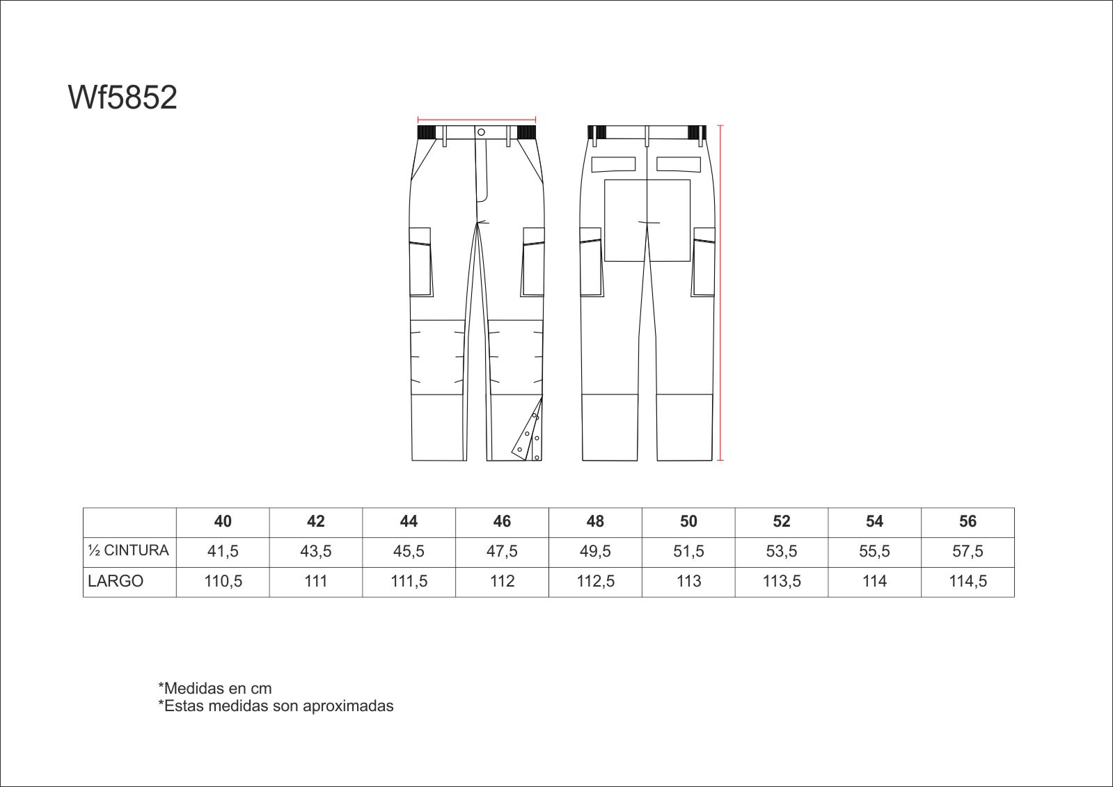 Medidas WF5852