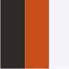 Negro / Naranja / Blanco 